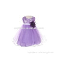 Western Party Wear Dress For Kids Baby Girls Birthday Sequin Purple Birthday Party Dresses